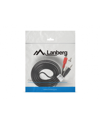 LANBERG Kabel Minijack - 2x Chinch M/M 2M