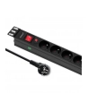 Listwa zasilająca QOLTEC do RACK 19'' | 16A | 1U | PDU | 8xSCHUKO | 2m - nr 8