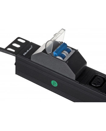 Listwa zasilająca CB QOLTEC do RACK 19'' | 1U | 10A | PDU | 8xIEC C13 | 2m nr 2
