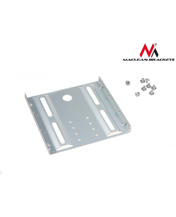 Adapter redukcja HDD/SSD sanki szyna 3,5' na 2,5' Maclean MC-655 metalowy