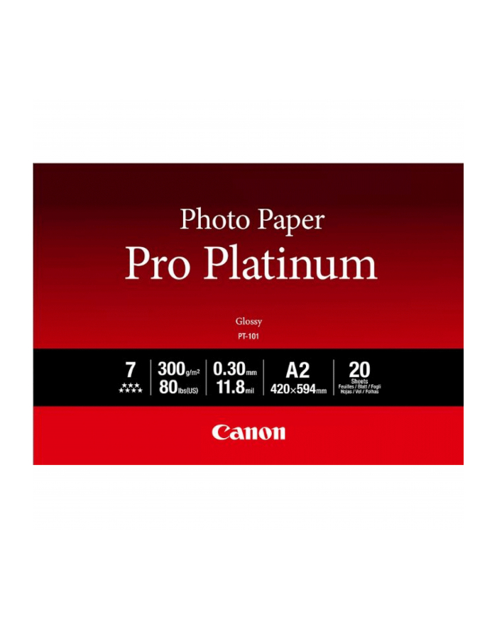 PAPIER FOTO PRO PLATINUM PT-101 A2 20 główny