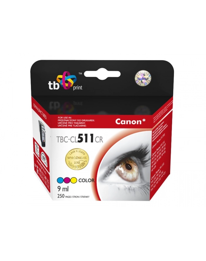 Tusz do Canon MP 240 TBC-CL511CR Kolor ref. główny