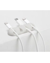 CableDrop multi uchwyt na 4 kable 2 szt. biały - nr 5