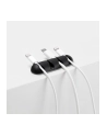 CableDrop multi uchwyt na 4 kable 2 szt. czarny - nr 1