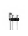 CableDrop multi uchwyt na 4 kable 2 szt. czarny - nr 8
