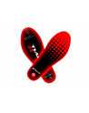 Glovii - Ogrzewane wkładki do butów z pilotem, czarno-czerwone rozmiar M (35-40) - nr 1