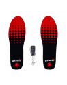Glovii - Ogrzewane wkładki do butów z pilotem, czarno-czerwone rozmiar M (35-40) - nr 36