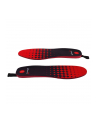 Glovii - Ogrzewane wkładki do butów z pilotem, czarno-czerwone rozmiar M (35-40) - nr 40