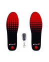 Glovii - Ogrzewane wkładki do butów z pilotem, czarno-czerwone rozmiar M (35-40) - nr 56