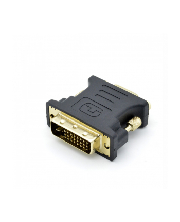Adapter DVI M - VGA F pozłacany, 24+5/15 pin