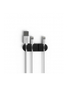 CableDrop multi uchwyt na 4 kable 2 szt. czarny - nr 8