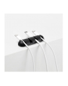 CableDrop multi uchwyt na 4 kable 2 szt. czarny - nr 9