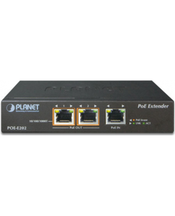 POE-E202 EXTENDER PoE; 2xPoE; 1xPoE+