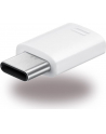 Adapter USB-C to Micro USB White - nr 43