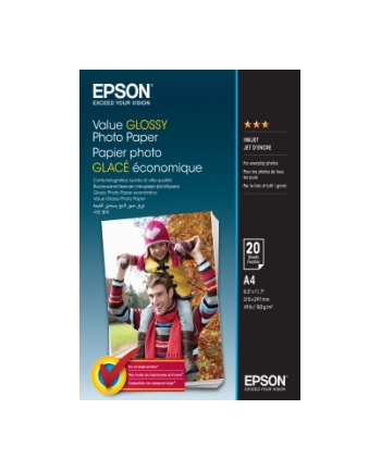 Value Glossy Photo Paper A4 20 Kartek