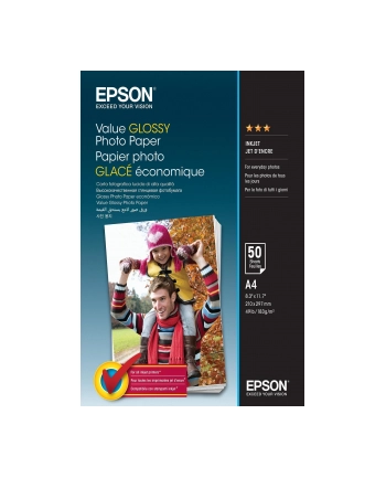 Value Glossy Photo Paper A4 50 Kartek nr 2