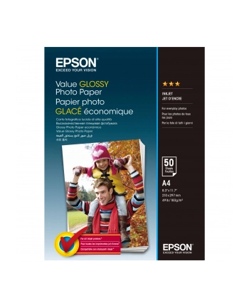 Value Glossy Photo Paper A4 50 Kartek nr 1
