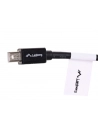 Adapter mini Displayport (M) -> DisplayPort (F) na kablu 10cm    czarny - nr 7