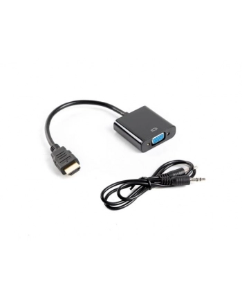 Adapter HDMI-A (M) -> VGA (F) + audio na kablu nr 2