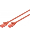 Patch cord nieekranowany U/UTP Kat.6 AWG 26/7 miedź LSOH czerwony 3,0m - nr 11
