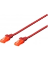 Patch cord nieekranowany U/UTP Kat.6 AWG 26/7 miedź LSOH czerwony 3,0m - nr 14