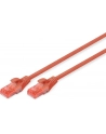 Patch cord nieekranowany U/UTP Kat.6 AWG 26/7 miedź LSOH czerwony 3,0m - nr 15