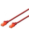 Patch cord nieekranowany U/UTP Kat.6 AWG 26/7 miedź LSOH czerwony 3,0m - nr 17