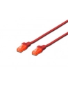 Patch cord nieekranowany U/UTP Kat.6 AWG 26/7 miedź LSOH czerwony 3,0m - nr 6