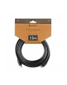 Kabel HDMI wysoka prędkość z ethernetem 15m czarny - nr 1
