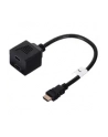 Adapter HDMI-A (M) -> HDMI-A (F) x2 splitter 20cm - nr 9
