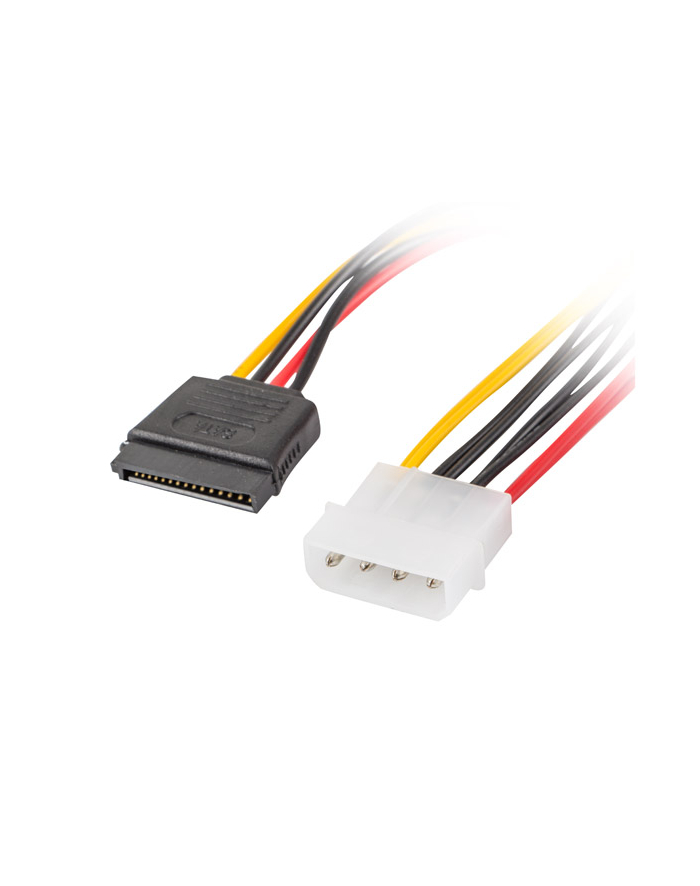 LANBERG Kabel Molex zasilający - SATA x2 M/F 30cm główny