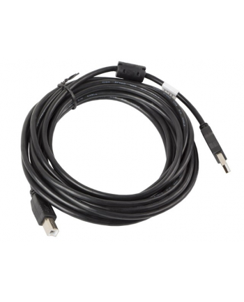 LANBERG Kabel USB 2.0 AM-BM 5M Ferryt czarny
