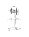 Stojak podłogowy LCD/LED 32-70cali z półką - nr 3