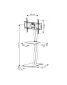 Stojak podłogowy LCD/LED 32-70cali z półką - nr 8