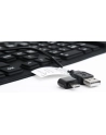 Klawiatura GEMBIRD silikonowa  czarna USB PS2 - nr 13