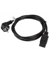 LANBERG Kabel zasilający CEE 7/7 - IEC 320 C19 16A VDE 1.8M czarny - nr 19