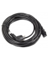 LANBERG Kabel zasilający CEE 7/7 - IEC 320 C13 VDE 10M czarny - nr 12