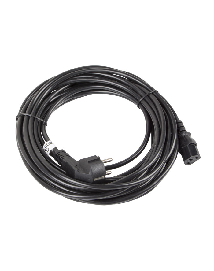 LANBERG Kabel zasilający CEE 7/7 - IEC 320 C13 VDE 10M czarny główny