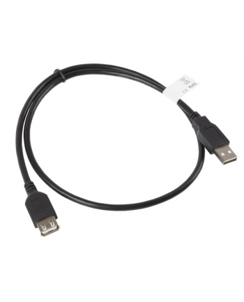 LANBERG Przedłużacz kabla USB 2.0 AM-AF 70cm czarny