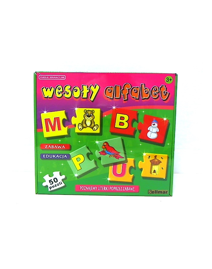 Wesoły alfabet - puzzle edukacyjne PE11 główny