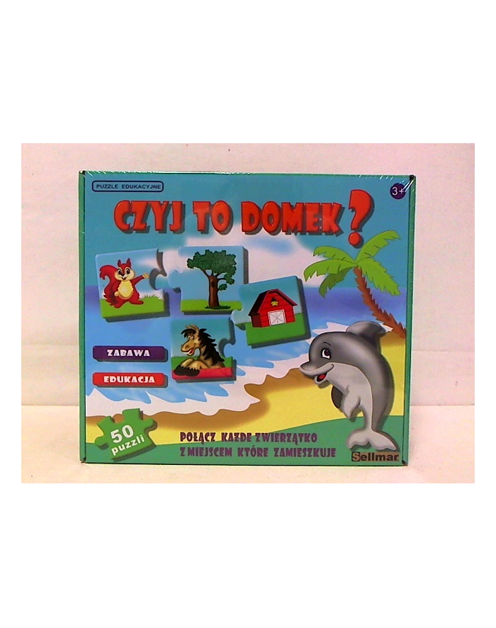 Czyj to domek? puzzle edukacyjne PE12 główny