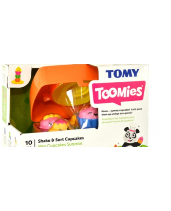 TOMY kolorowe ciasteczka mufinki E72546