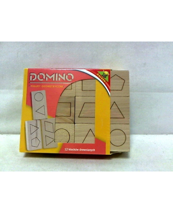Domino drewniane - figury geometryczne 02292