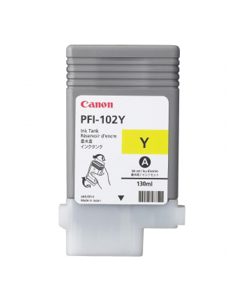 Tusz Canon PFI102Y yellow dye | 130ml | iPF500/600/700