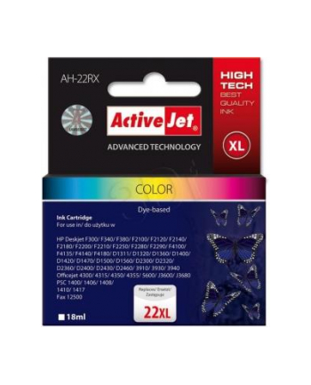 Tusz ActiveJet AH-352 color | 12ml | refill | HP C9352AE ] nr 1