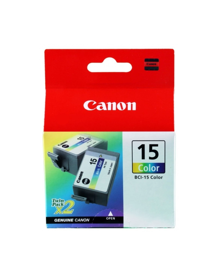 Tusz Canon BCI15CL 2pack color | i70/i80 główny