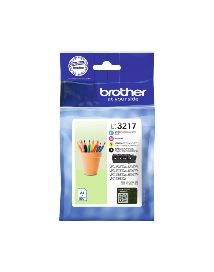 Tusz Brother LC3217VAL CMYK Multipack | 4x550 str | MFCJ6935DW główny
