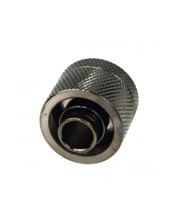 Aquatuning 16/10mm compression fitting straight G1/4 black nickel plated (ID 3/8 OD 5/8) nr 1