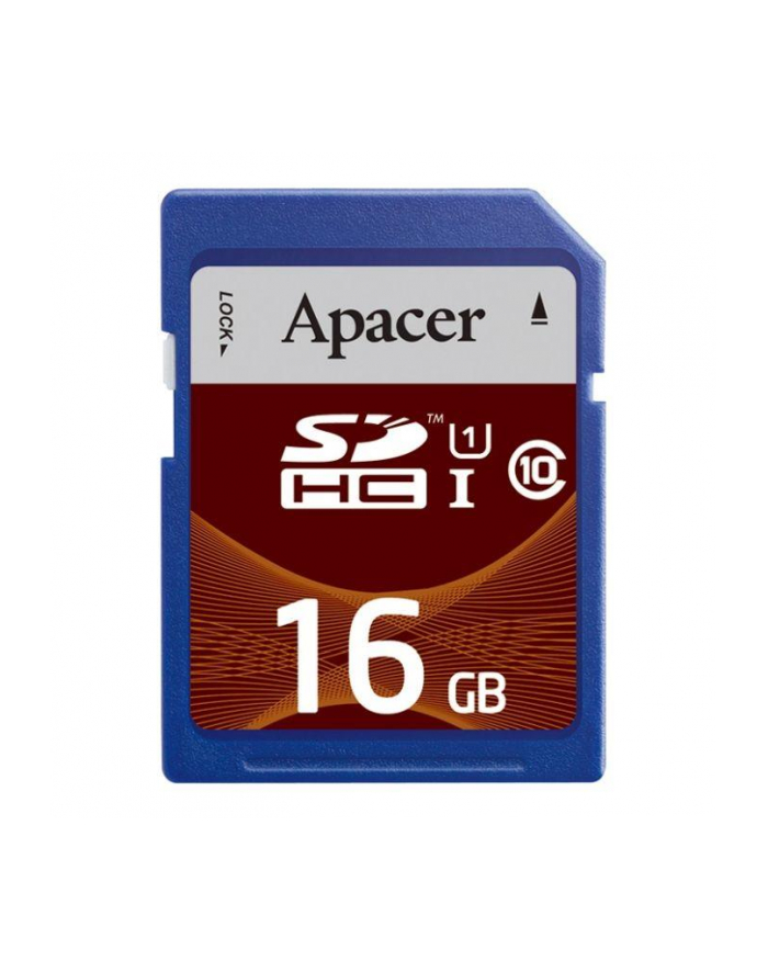 Apacer SDHC 16GB 10MB/s, UHS-I/Class 10 główny