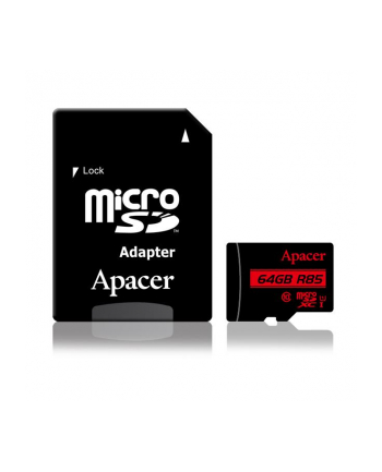 Apacer R85 microSDXC kit 64GB, UHS-I U1/Class 10